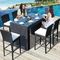 Leisure Aluminium Outdoor Garden PE Rattan wicker chair patio Backyard table and chairs supplier