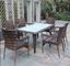 Leisure Aluminium Outdoor Garden Poly Rattan wicker chair patio Backyard table and chairs sets supplier