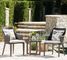 Modern PE Rattan Chair Aluminium Outdoor Garden wicker table and chairs sets supplier