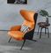 Luxury Modern Fabric Leather Leisure Chair Designer Living Room Confoetable highback Chair supplier