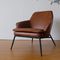 Modern Leisure Design Genuine Leather reception hotel Single Seater Chair supplier