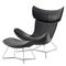 Wing back boconcept imola chair with ottoman Leisure Lounge chair supplier