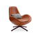 Hot Classic Design Fabric Leather Swivel Chair for Living Room Leisure chair supplier
