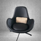 Hot Classic Design Fabric Leather Swivel Chair for Living Room Leisure chair supplier