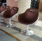 Living Room Spitfire Aircraft Leisure Vintage Retro Aviation Club Leather Metal Back Bar Swivel chair supplier